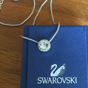 SWAROVSKI Angelic Pendant Necklace 38/0 9X0.9CM UNWORN $95